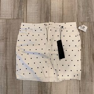Tinsel Polka Dot Mini Skirt Size 29